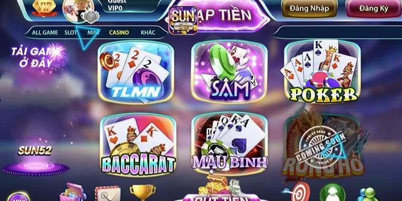 Kho game giải trí cực đa dạng và phong phú
